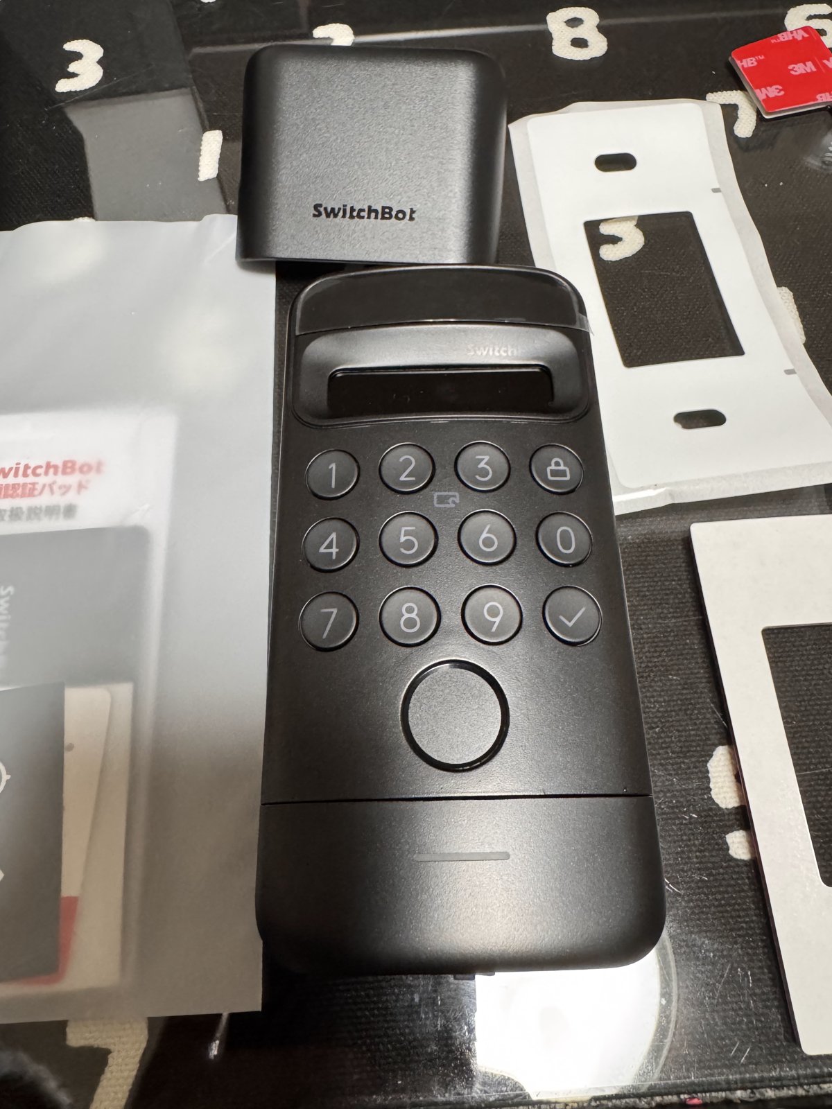SwitchBot顔認証パッド本体のアップ