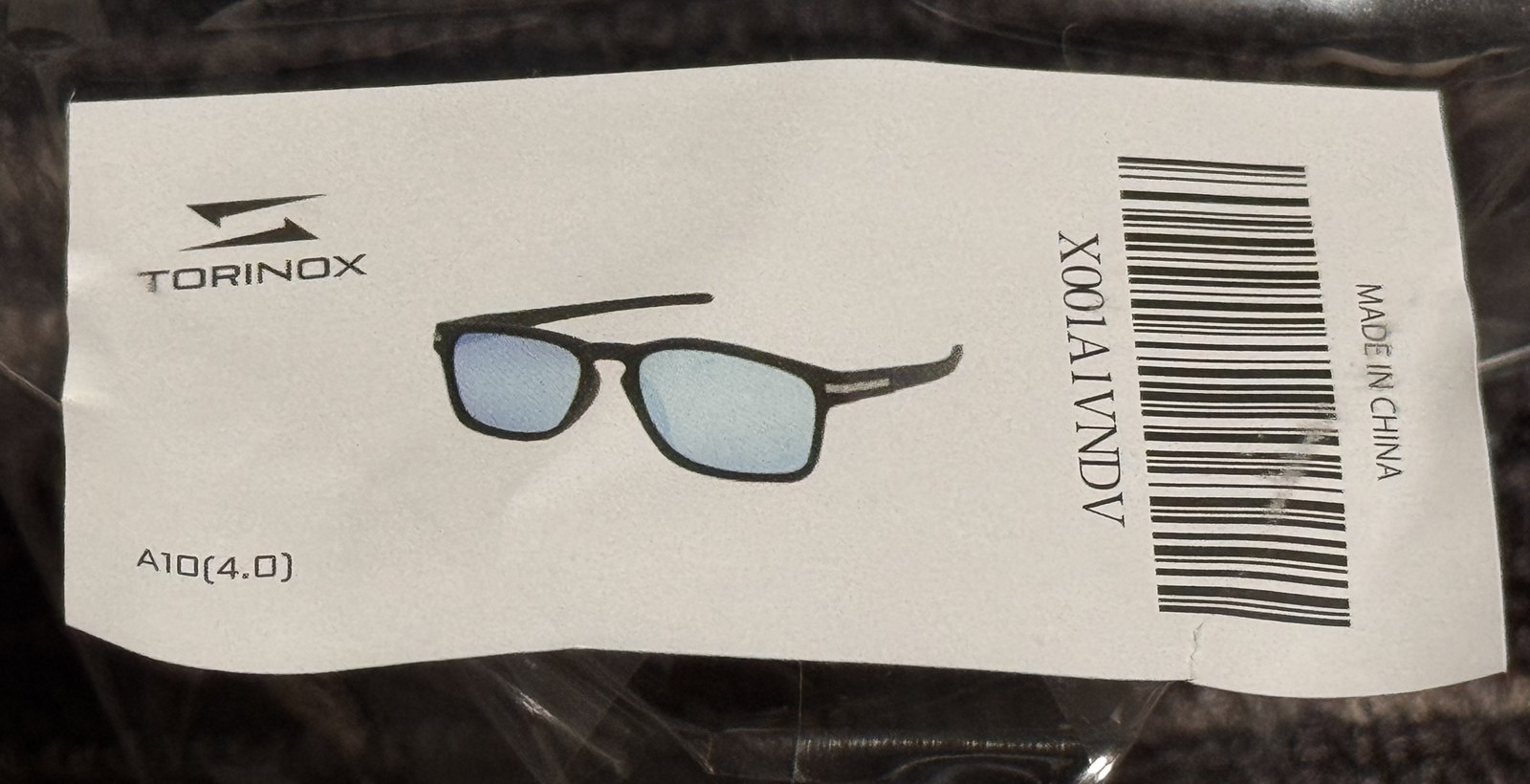 TORINOX ARQ PERFORMANCE BLACK/BLUEの商品ラベル