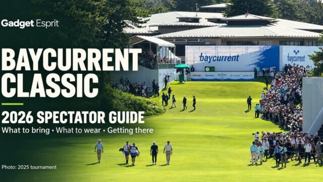 Baycurrent Classic 2026 spectator guide, using a photo from the 2025 tournament