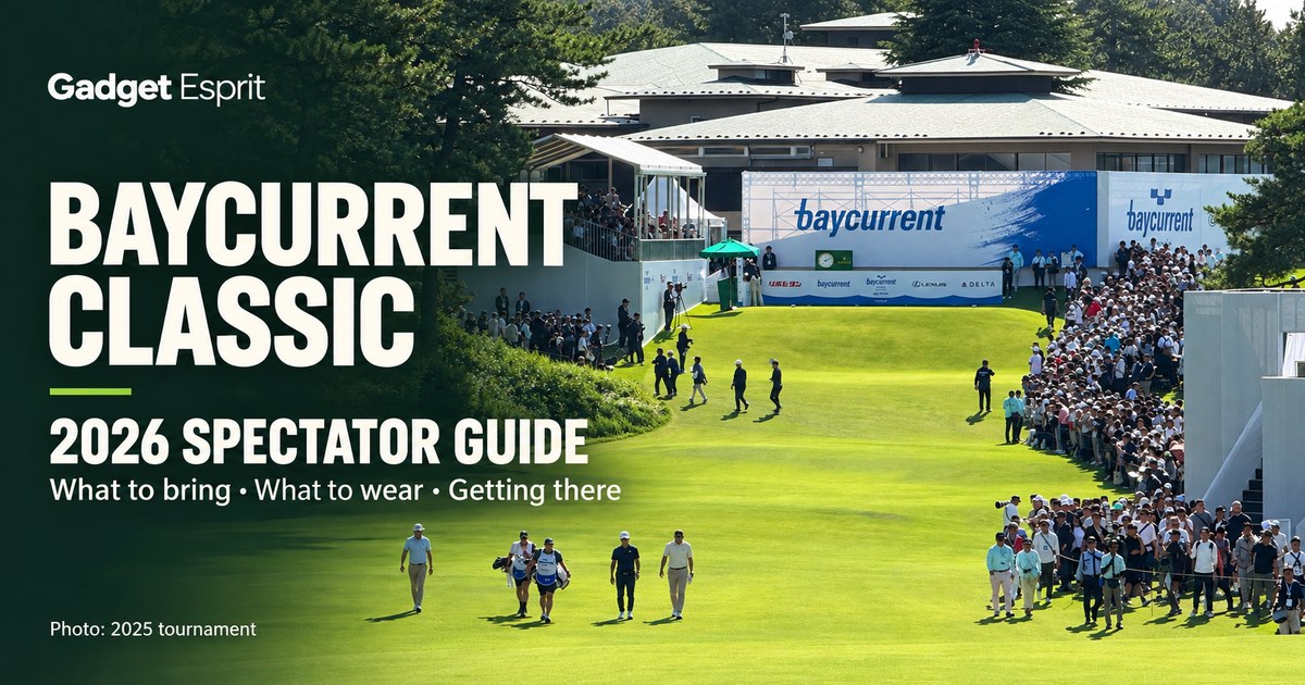 Baycurrent Classic 2026 spectator guide, using a photo from the 2025 tournament