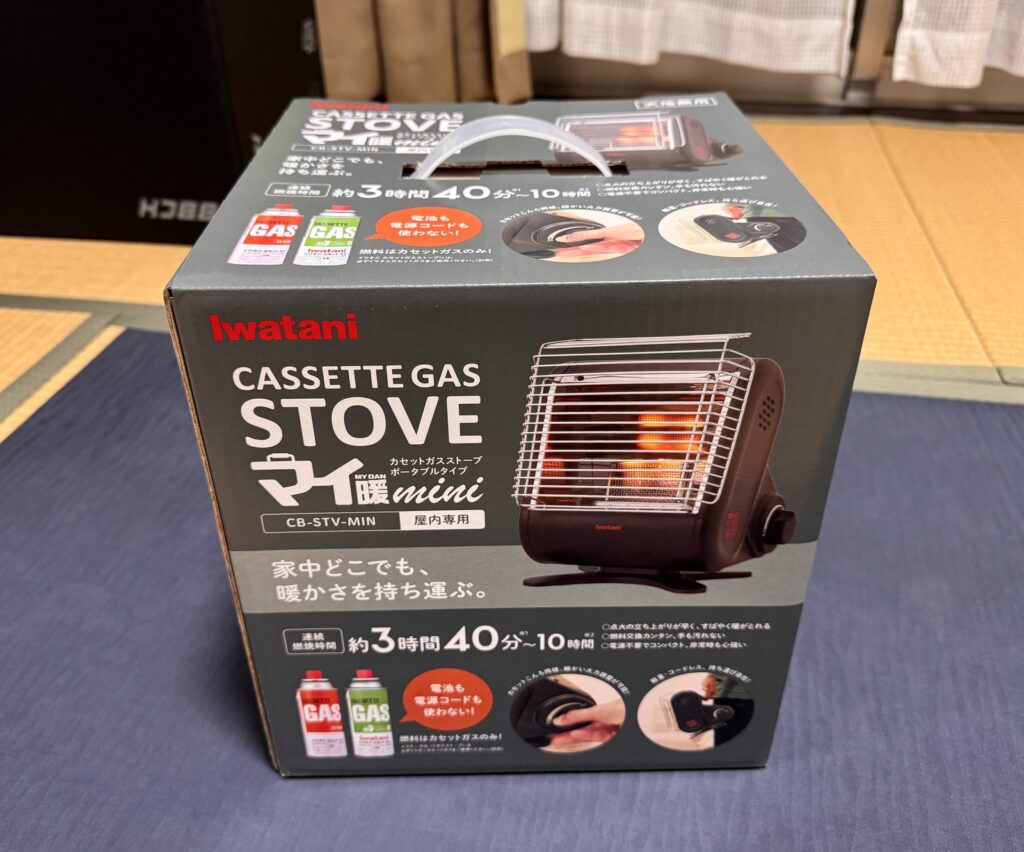 イワタニ「マイ暖mini」の外箱